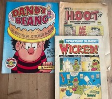 The dandy beano sticker - the,