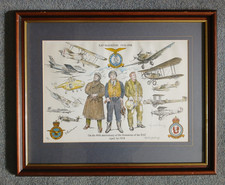 Limited Edition 15/80 Signed Print 80th Anniversary Of The Formation Of The RAF 