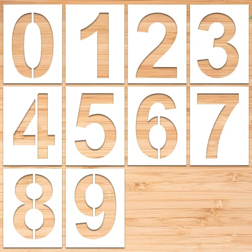 23cm alphabet stencils - 23cm,