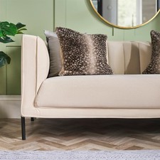 OHS Stripe Fawn Cushion Covers