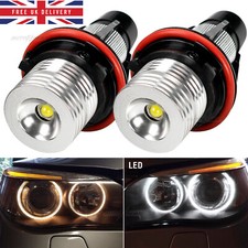 2X Angel Eyes Halo LED Lights Bulb For BMW E39 E87 E64 E63 E65 E66 E53 X5 E83 UK