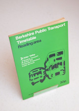 Bus Coach Timetable Berkshire Public Transport 25th July 1976