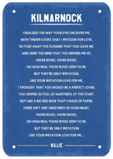 KILMARNOCK KILLIE SONG CHANT