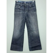 Rock & Republic Women's 10 Bernie Bootcut Dark Wash Distressed