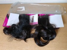 Rebecca Classic Weave Halo Synthetic Waves Hair Extension Heat Resistance No.2