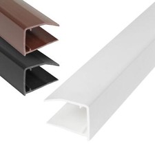 uPVC Polycarbonate Glass End Closure Plastic Drip Trim 1m PVC Conservatory Roof