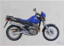 A4 Metal Sign Limited Edition Honda FX650 Vigor 2003