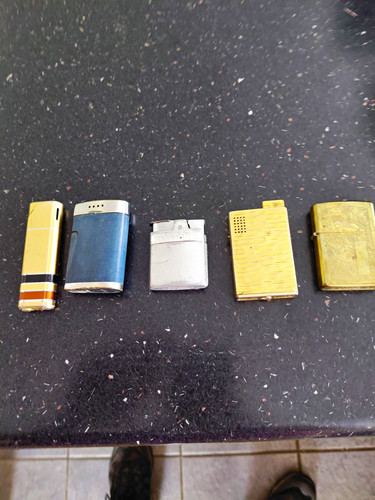 Lot used metal pocket - of,
