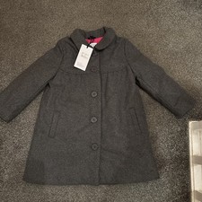 Elle Girls Wool Blend Charcoal
