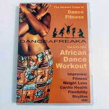 Danceafreaka African Dance Workout DVD 2006 Fitness Cardio Weight Loss Exercise 