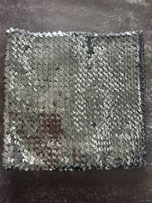 Silver Sequinned Boob Tube Size 10