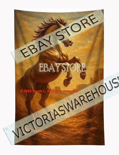 Horse tapestry western