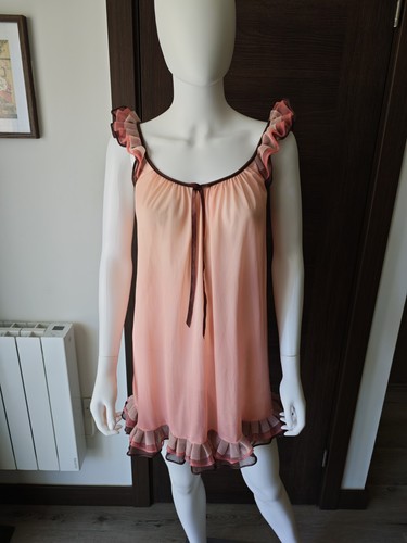 Vintage 1970s babydoll - vintage, peachy