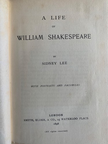 Life shakespeare sidney - life, of
