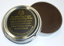 1 x TIN OF CRAFTSMAN SNOOKER - POOL CUE WAX - FINISHING WAX - ASH OR MAPLE CUES