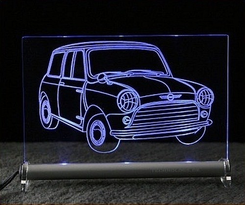 Mini cooper car - cooper, engraving