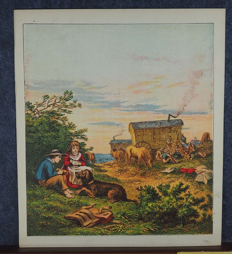 1873 antique lithograph - 1873,