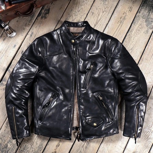 Vintage black horsehide - vintage,