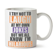 Funny Mugs - Novelty Mug Tea Coffee Cup Gifts for Men Women - Laugh