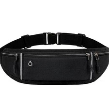 Running Belt Waist Bag Ultra Slim Waterproof Money Belt Running Bag Pack