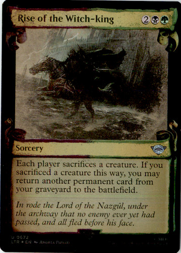 Mtg rise the witch king - of,