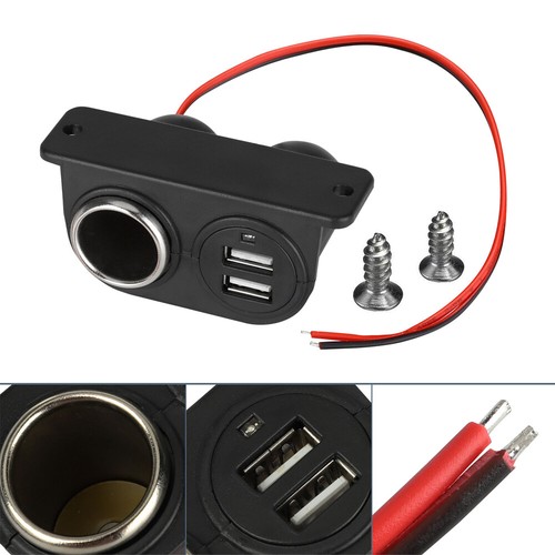Car cigarette lighter - aux, dual