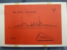 B-Resina HMS Suffolk 1/700