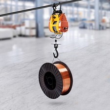 1800W Electric Hoist Wired Control Winch Crane Cable Wire Rope Chain Lifting Kit