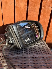 MERCEDES ML W164 Driver Side Right POWER FOLD  WING MIRROR Black #449