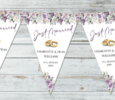 Personalised 'Just Married'