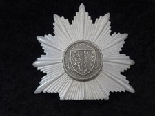 A57-U) Original Tschako badge Schleswig Holstein around 1950 large