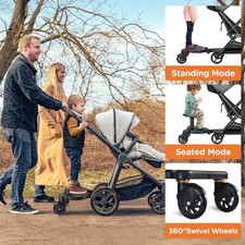Child buggy stroller - stroller, step