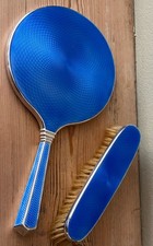 Art Deco Silver & Blue