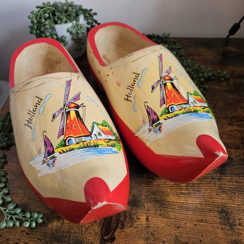 Vintage dutch clogs - vintage,
