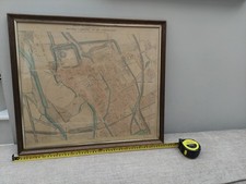 Framed Plan of the centre of