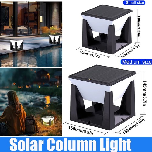 Solar square pillar - square,