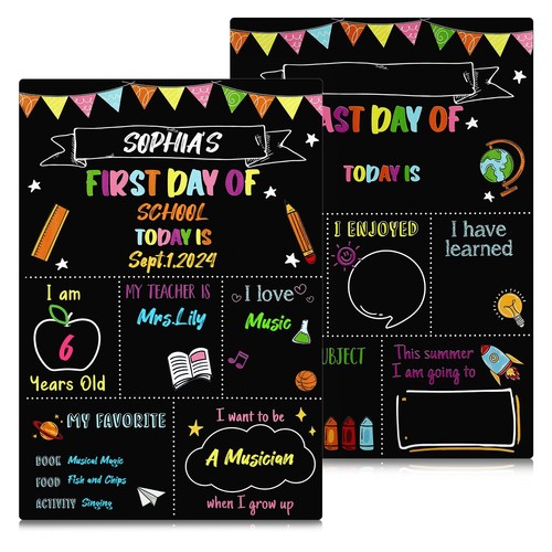First day and last - day, of