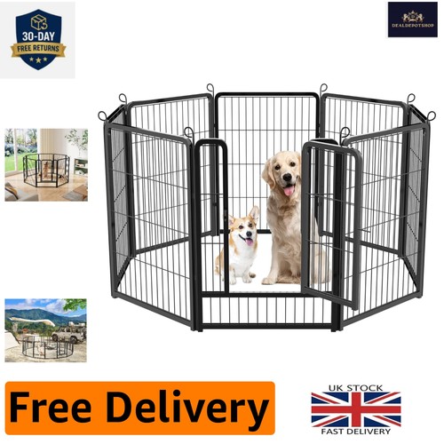 Portable panel puppy pen - 8-panel,