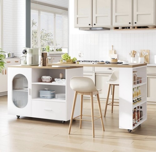 White oak kitchen - white,