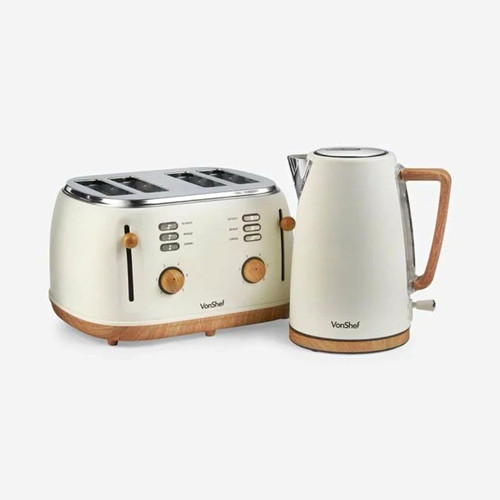 Vonshef nordic slice toaster - nordic, 4-slice