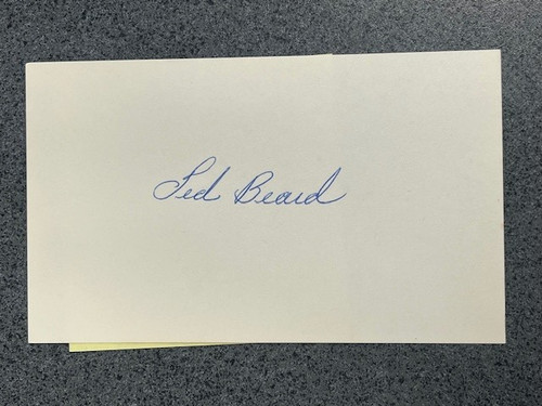 Ted beard autographed 5 - beard, 3