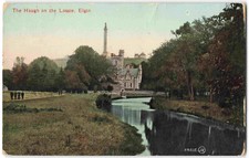 Elgin Haugh On The Lossie Moray - 1914 Valentines Postcard V18