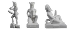 Set of 3 Satyr Pan Nude Male