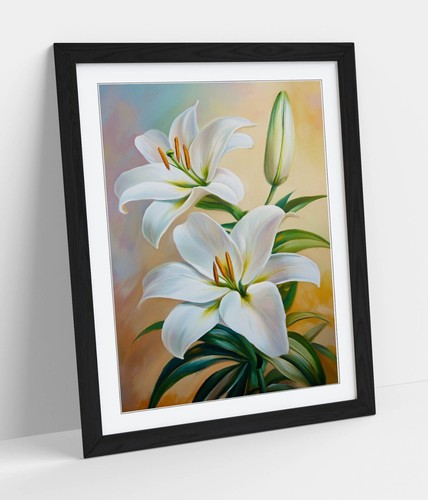 Two beautiful lily flowers - beautiful,