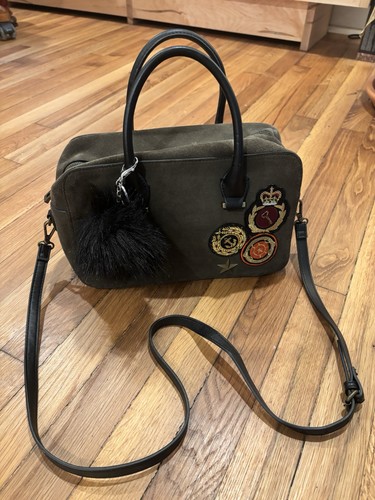 Zara olive suede bag - zara,