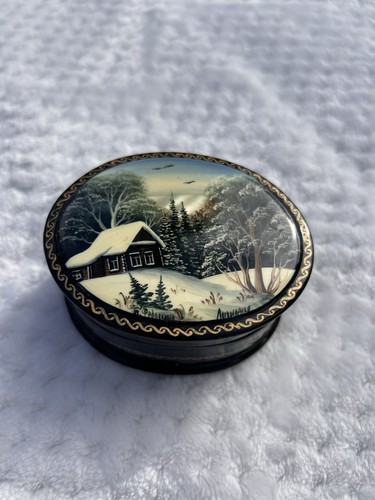 Vintage hand painted russian - vintage,