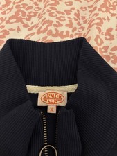 Armor lux mens 1/4 zip sweater size XL, navy, cotton.