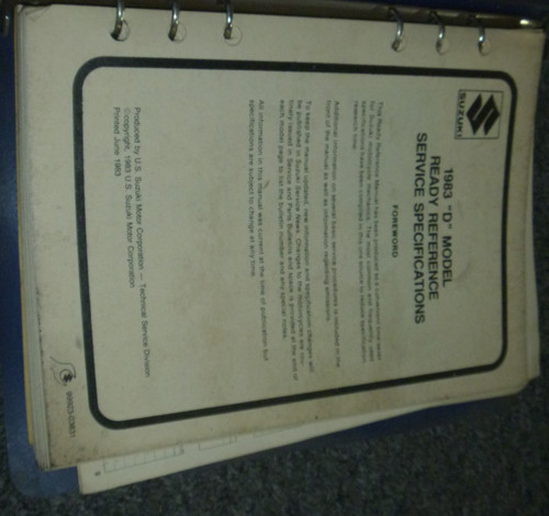 1983 suzuki sp250d - suzuki,