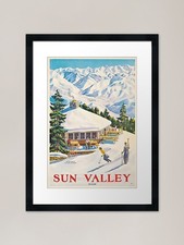 Vintage 1940 Ski Poster - Sun