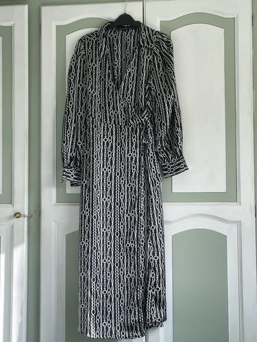 Ladies black silk dress - ladies,